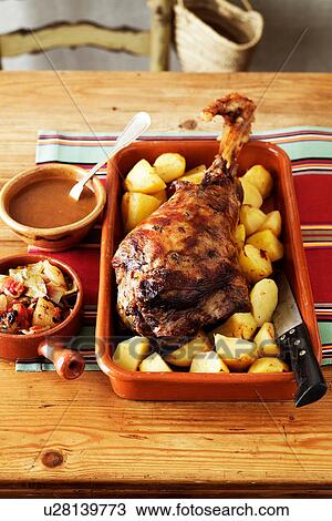 Lamb al-horno View Large Photo Image Stock Image - Lamb al-horno. Fotosearch