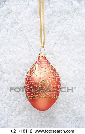 Red bauble with gold decoration View Large Photo Image Stock Image - Red bauble with gold decoration. Fotosearch