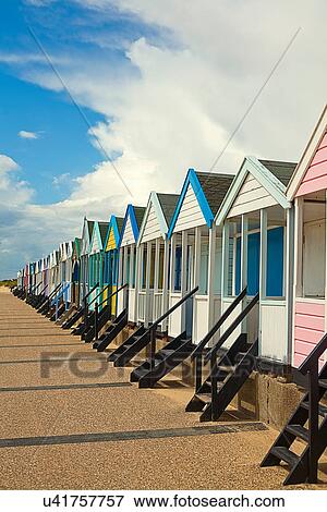 Beach huts in Southwold, Suffolk, UK View Large Photo Image Stock Photo - Beach huts in Southwold, Suffolk, UK. Fotosearch
