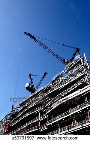Buildings under construction in London, England View Large Photo Image Stock Photo - Buildings under construction in London, England. Fotosearch