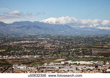 Gran Sasso mountain, Abruzzo, Italy View Large Photo Image Stock Photograph - Gran Sasso mountain, Abruzzo, Italy. Fotosearch