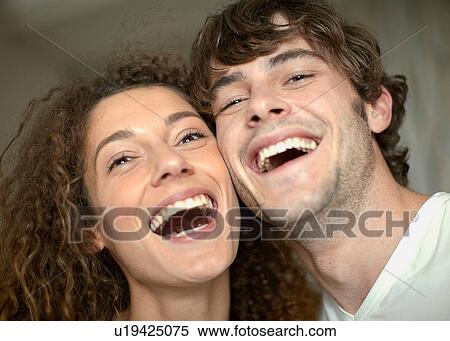 Happy young couple View Large Photo Image Stock Photography - Happy young couple. Fotosearch