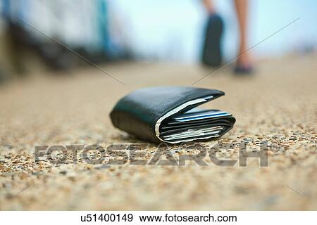 Stock Photo - Lost wallet. Fotosearch