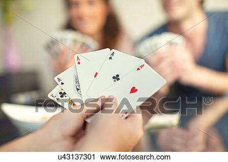 People playing cards View Large Photo Image Stock Image - People playing cards. Fotosearch