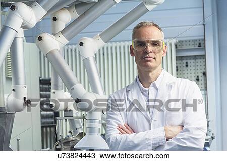 Portrait of scientist in laboratory View Large Photo Image Stock Image - Portrait of scientist in laboratory. Fotosearch