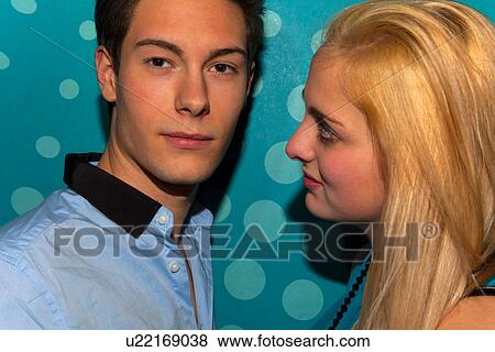 Portrait of young couple View Large Photo Image Stock Photo - Portrait of young couple. Fotosearch