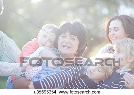 Three generation family View Large Photo Image Picture - Three generation family. Fotosearch