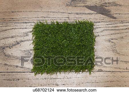 Picture - Artificial grass close up. Fotosearch