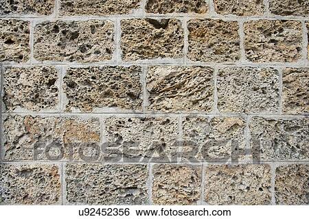 Stock Photograph - Close-Up of Brick Wall. Fotosearch