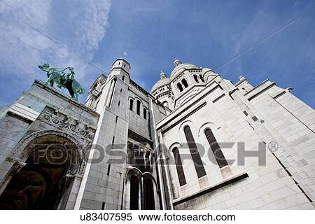 Stock Photography - Close-up view of Sacre Coeur in Paris. Fotosearch