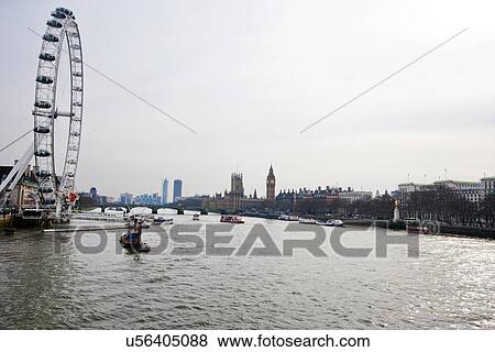 London Eye and Big Ben in London, UK View Large Photo Image Stock Photo - London Eye and Big Ben in London, UK. Fotosearch