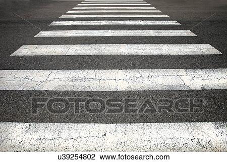 Stock Image - Pedestrian crossing. Fotosearch