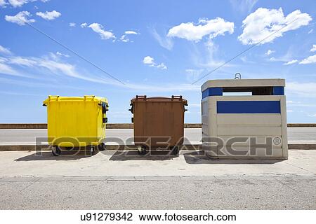 Recycling bins, Valencia Region, Spain View Large Photo Image Stock Image - Recycling bins, Valencia Region, Spain. Fotosearch
