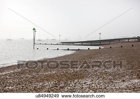 Stock Photo - Shoreline at Southend, UK. Fotosearch