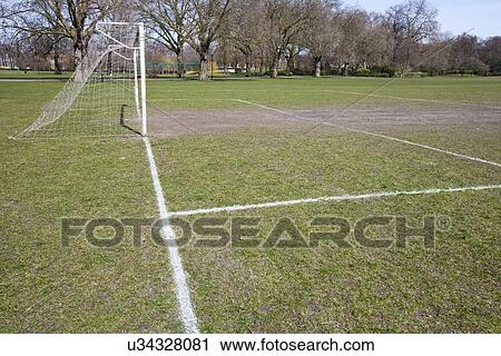 Soccer goal in morning View Large Photo Image Stock Image - Soccer goal in morning. Fotosearch