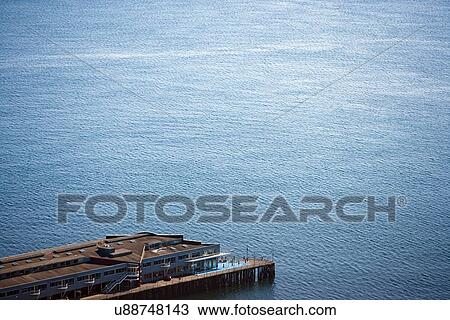 View from above of pier and water View Large Photo Image Stock Image - View from above of pier and water. Fotosearch