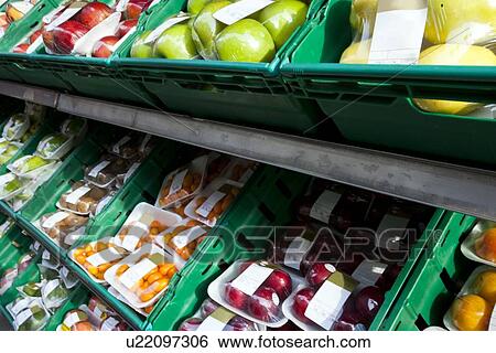 Wrapped Fruits in Street Market View Large Photo Image Stock Photograph - Wrapped Fruits in Street Market. Fotosearch