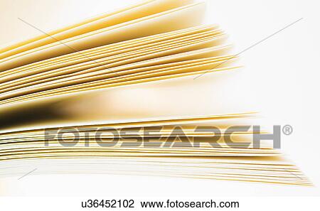 Stock Image - Book pages in motion. Fotosearch