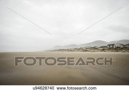 Stock Image - Empty beach. Fotosearch