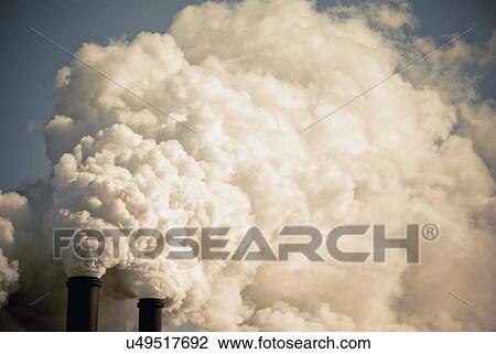 Industrial smokestacks View Large Photo Image Stock Image - Industrial smokestacks. Fotosearch