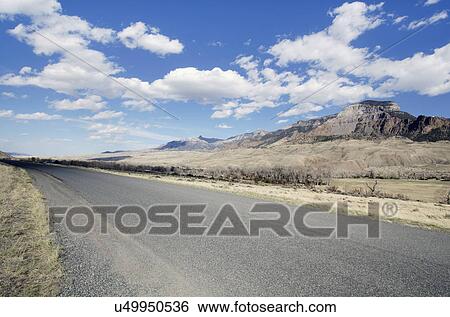 Stock Photograph - Landscape with road. Fotosearch