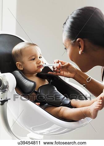 Mother giving medicine to baby (2-5 moths) View Large Photo Image Stock Image - Mother giving medicine to baby (2-5 moths). Fotosearch