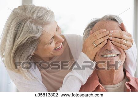 Playful senior couple View Large Photo Image Stock Image - Playful senior couple. Fotosearch