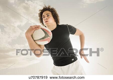 Portrait of rugby player View Large Photo Image Stock Photo - Portrait of rugby player . Fotosearch