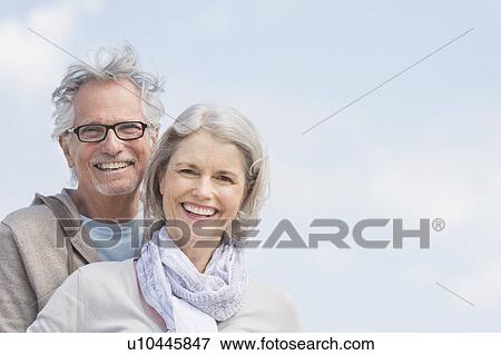 Portrait of senior smiling outdoors View Large Photo Image Stock Photo - Portrait of senior smiling outdoors. Fotosearch