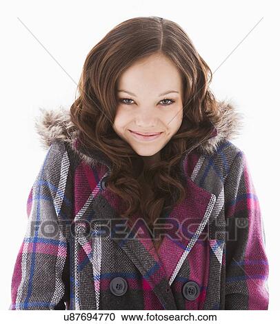 Portrait of smiling girl (12-13) View Large Photo Image Stock Image - Portrait of smiling girl (12-13). Fotosearch