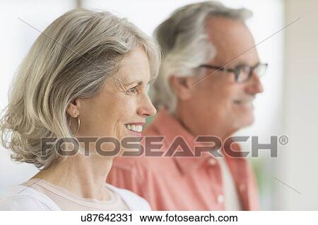 Smiling senior couple View Large Photo Image Stock Image - Smiling senior couple. Fotosearch