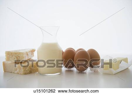 Studio Shot of dairy products View Large Photo Image Stock Image - Studio Shot of dairy products. Fotosearch