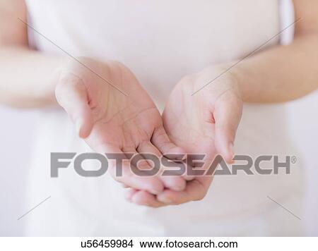 Picture - Studio Shot of woman's hands. Fotosearch