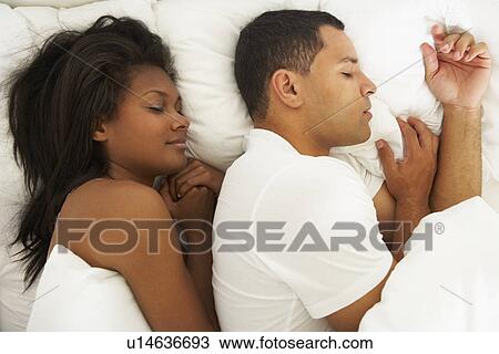 Couple Sleeping In Bed Together View Large Photo Image Stock Image - Couple Sleeping In Bed Together. Fotosearch