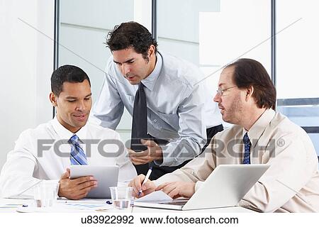 Group Of Businessmen Meeting In Office View Large Photo Image Stock Image - Group Of Businessmen Meeting In Office. Fotosearch