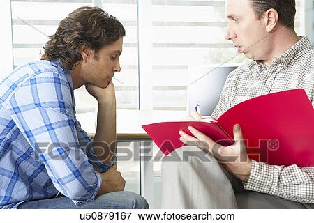Man Having Counselling Session View Large Photo Image Stock Photo - Man Having Counselling Session. Fotosearch