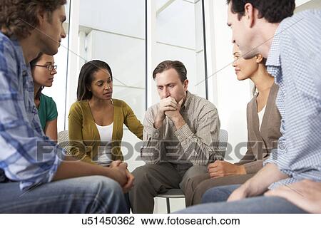 Meeting Of Support Group View Large Photo Image Stock Image - Meeting Of Support Group. Fotosearch