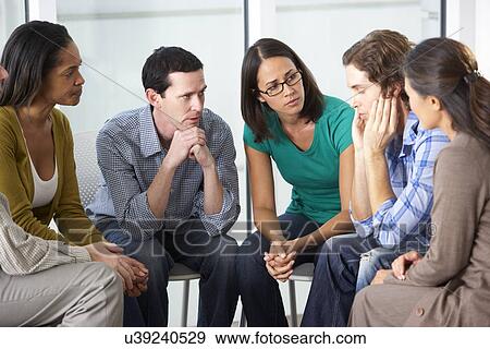 Meeting Of Support Group View Large Photo Image Stock Photo - Meeting Of Support Group. Fotosearch