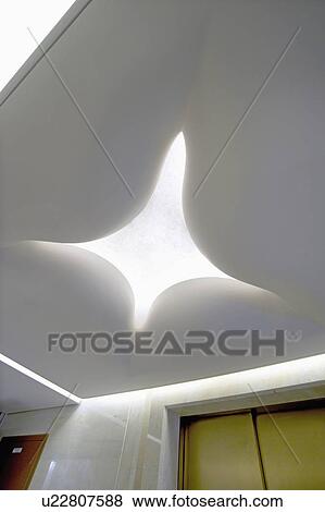 Stock Photo - Abstract recessed light. Fotosearch