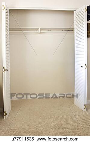 An empty closet in room, San Diego, California, United States of America View Large Photo Image Stock Photography - An empty closet in room, San Diego, California, United States of America. Fotosearch