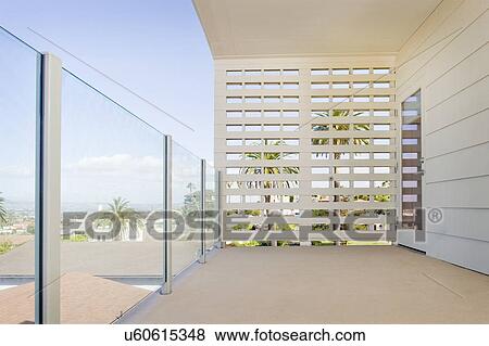 Balcony with city view, San Diego, California, USA View Large Photo Image Stock Photo - Balcony with city view, San Diego, California, USA. Fotosearch