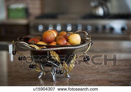 Bowl of apples on granite countertop; Irvine; California; USA View Large Photo Image Stock Photo - Bowl of apples on granite countertop; Irvine; California; USA. Fotosearch
