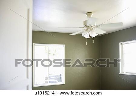 Ceiling Fan In Freshly Painted Room San Diego California United