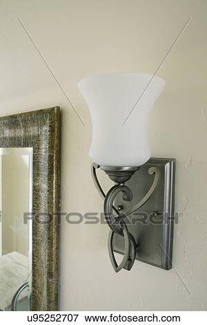Contemporary sconce on wall, Pasadena, California, USA View Large Photo Image Stock Photo - Contemporary sconce on wall, Pasadena, California, USA. Fotosearch