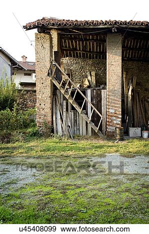 Damaged house in Albiano d'Ivrea, Italy View Large Photo Image Stock Photo - Damaged house in Albiano d'Ivrea, Italy. Fotosearch
