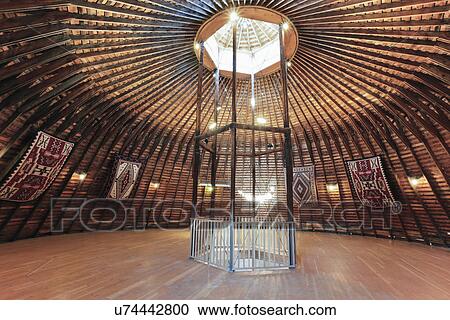 Decorative blankets on wall inside yurt, Ojo Caliente, New Mexico, USA View Large Photo Image Stock Image - Decorative blankets on wall inside yurt, Ojo Caliente, New Mexico, USA. Fotosearch