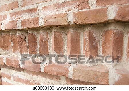 Stock Image - Detail brick work; Irvine; California; USA. Fotosearch