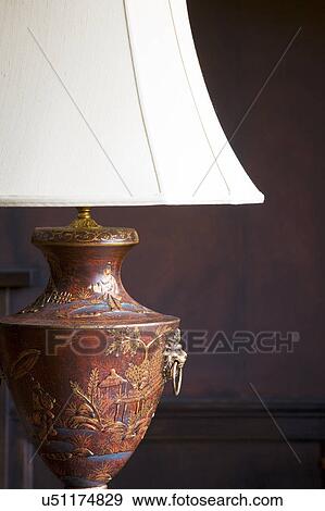 Stock Photo - Detail Chinese themed lamp. Fotosearch