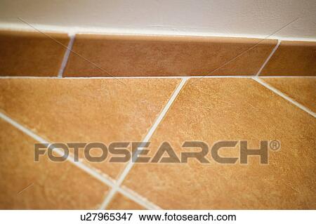 Detail red ceramic tile View Large Photo Image Stock Photo - Detail red ceramic tile. Fotosearch