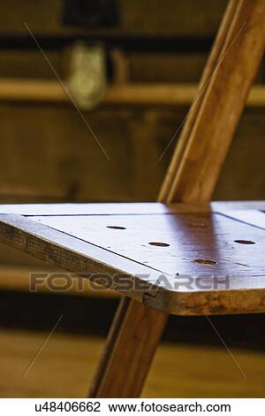 Detail seat wooden folding chair View Large Photo Image Stock Image - Detail seat wooden folding chair. Fotosearch